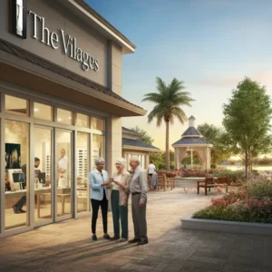 Blog 12 Optical Stores Lake Sumter Brownwood Best eye doctor in The Villages at an optical store helping senior customers with eyewear options.
